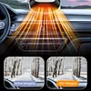 12V/24V Portable Car Heater 2 in 1 Heating Cooling Fan Window Defroster Demister