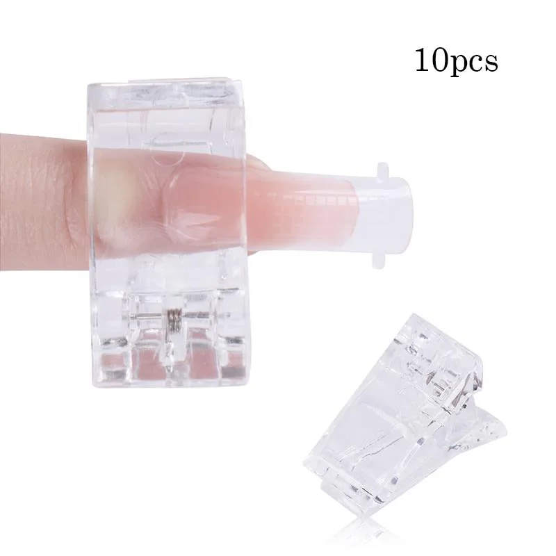 1/2/5PCS/Set Nail Tips Clip Quick Building Plastic Extension Clamp Assistant Tool DIY  Plastic Extension Clamp-Nail Inspo