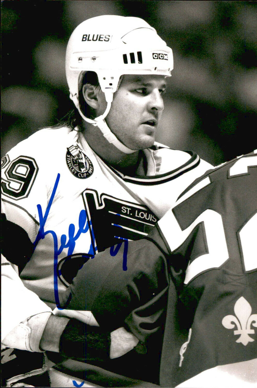 Kelly Chase SIGNED autographed 4x6 Photo Poster painting ST. LOUIS BLUES #6