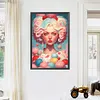 uk.everydayedeals (Limited Stock)Diamond Painting - Round AB Drills - Ice Cream Girl(45*65cm)