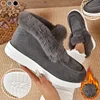 Gioiacombo&trade; Scarpe calde da donna invernali stivali da neve in peluche casual