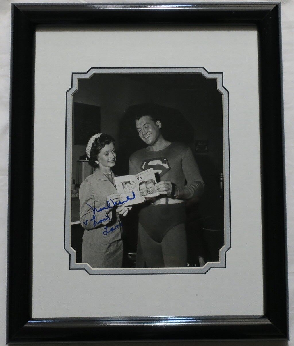 Noel Neill Signed Superman Authentic Autographed 8x10 Photo Poster painting Framed JSA #T21179