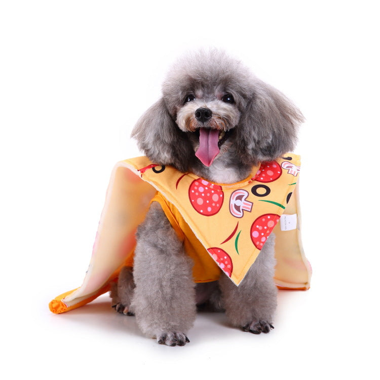 Christmas/Halloween Pizza Pet Dog Puppy Costume Pet Supplies