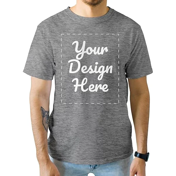 GotPrint Men Customized T Shirts, Personalized Shirt, Customize Your Own Design T-Shirt, Custom Image T Shirt, Custom Shirt XX-Large White