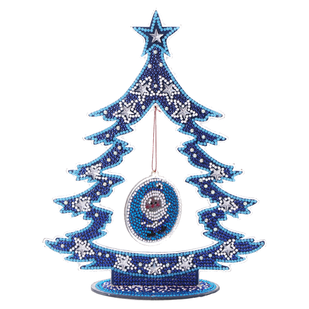 Luminous Christmas Tree Special Shape Diamond Painting Ornament Kit (DZ688)
