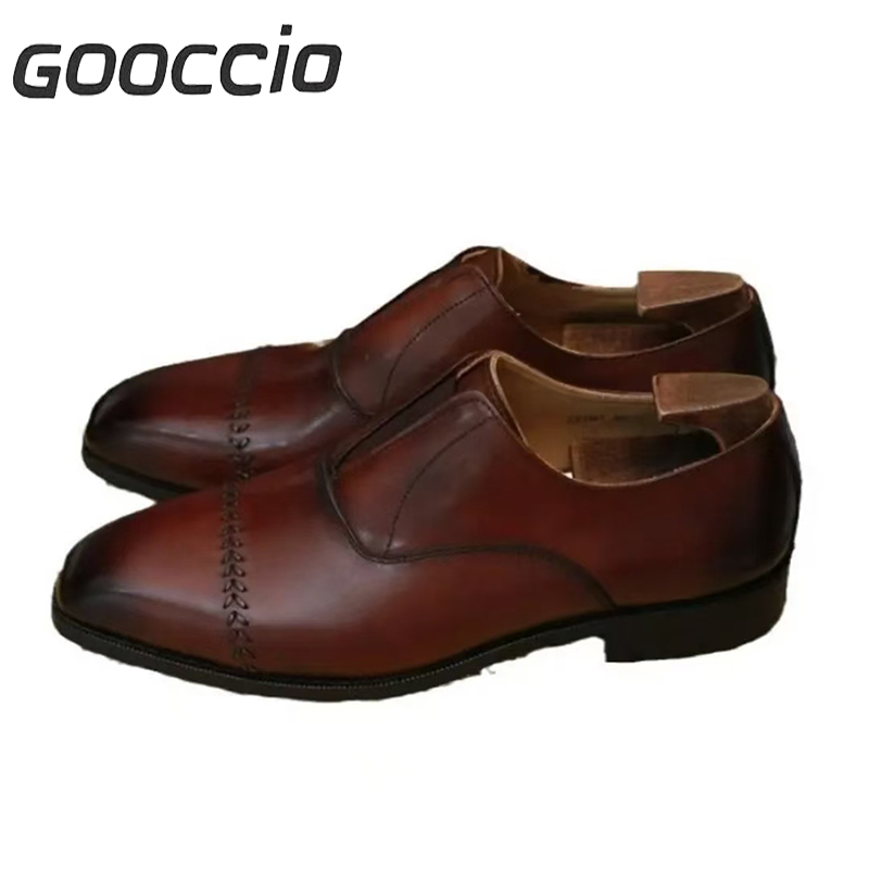 JY181 Cowhide Dress Shoes/Loafer Shoes For Men  GOOCCIO  