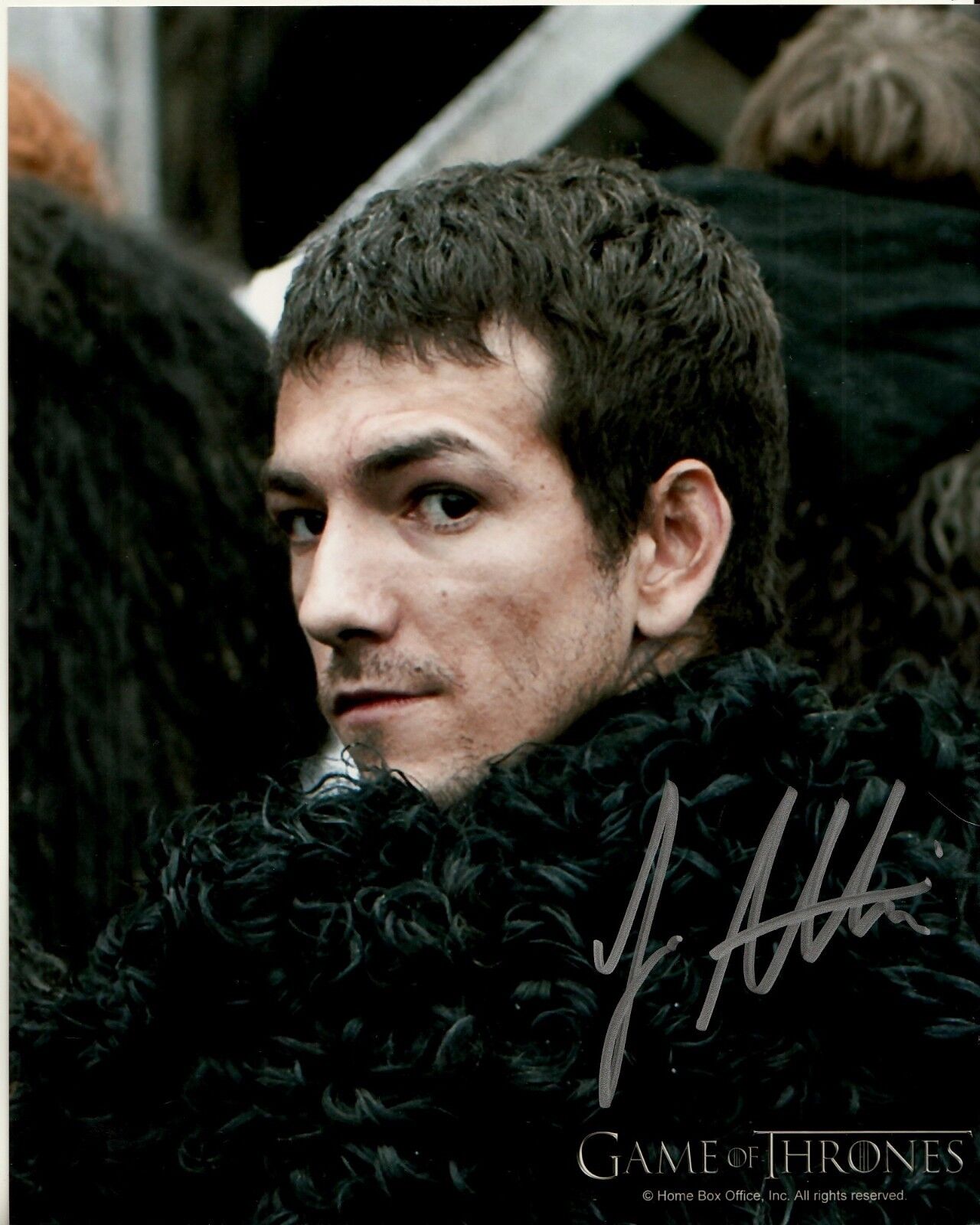 JOSEF ALTIN hand-signed GAME OF THRONES 8x10 w/ uacc rd coa FANTASTIC CLOSEUP