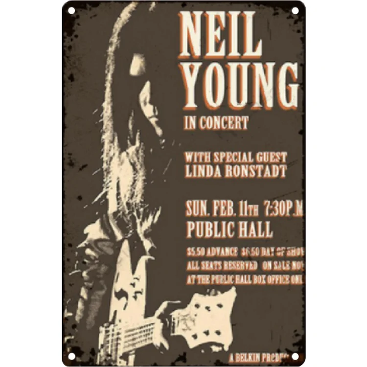 Neil Young - Vintage Tin Signs/Wooden Signs 8*12Inch/12*16Inch