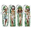 4Pcs DIY Diamond Bookmark Art Projects Irregular Shaped Diamonds Diamond Painting Art Bookmarks for DIY Making Beginners Adult Art Craft Supplies
