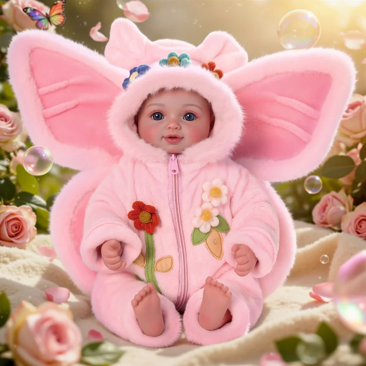 Babeside Smiling Reborn Baby Winter&nbsp;17" Poseable & Structured Newborn Healing of the Heart