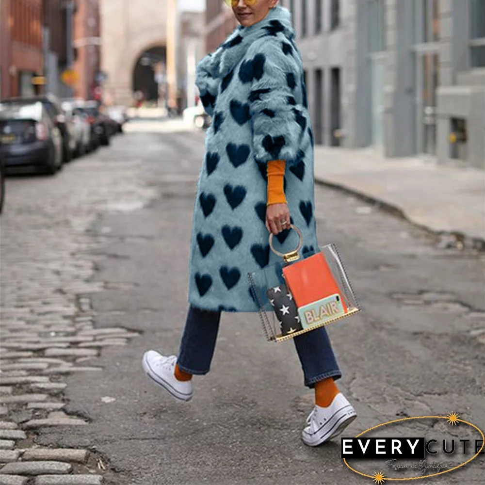 Elegant Lapel Long Sleeve Overcoat