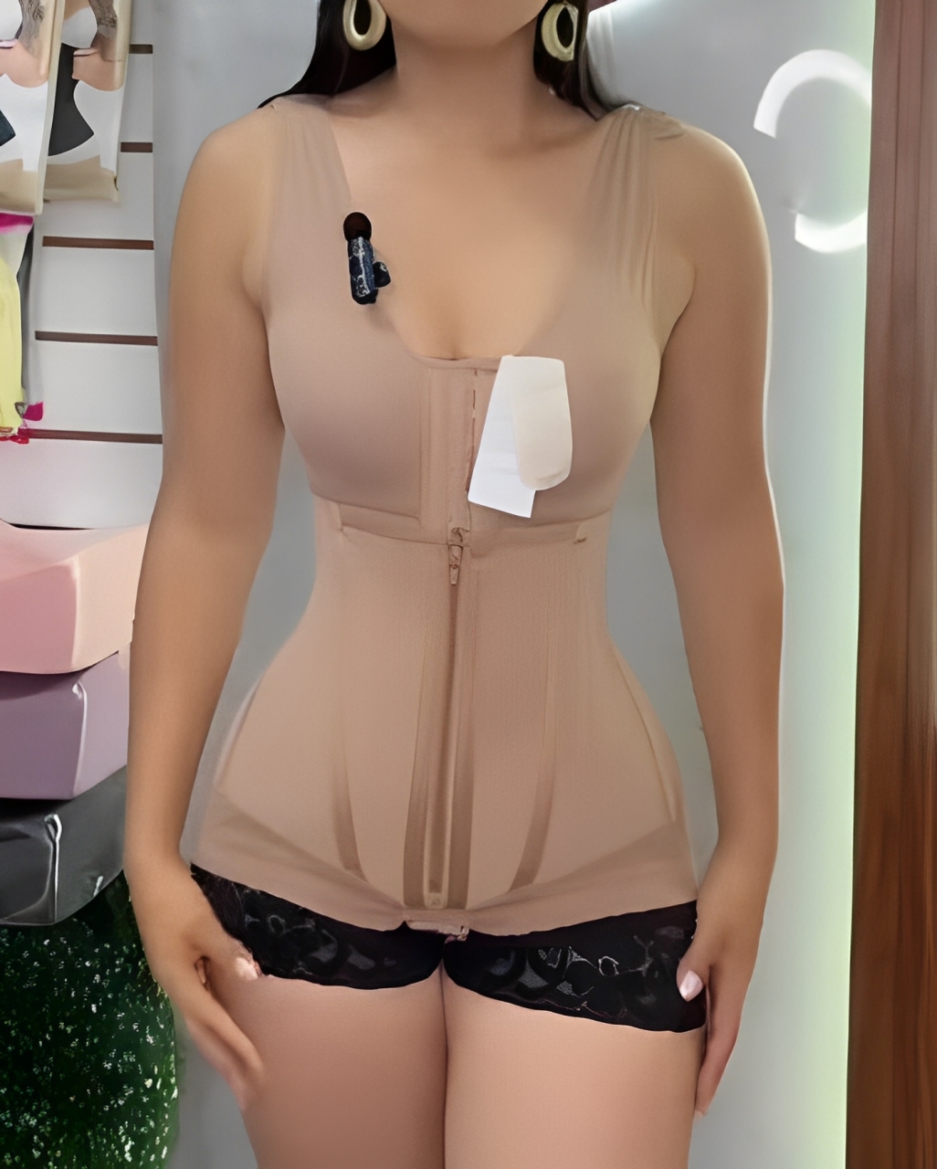 Double Layer Strong Tummy Control Thong Shapewear