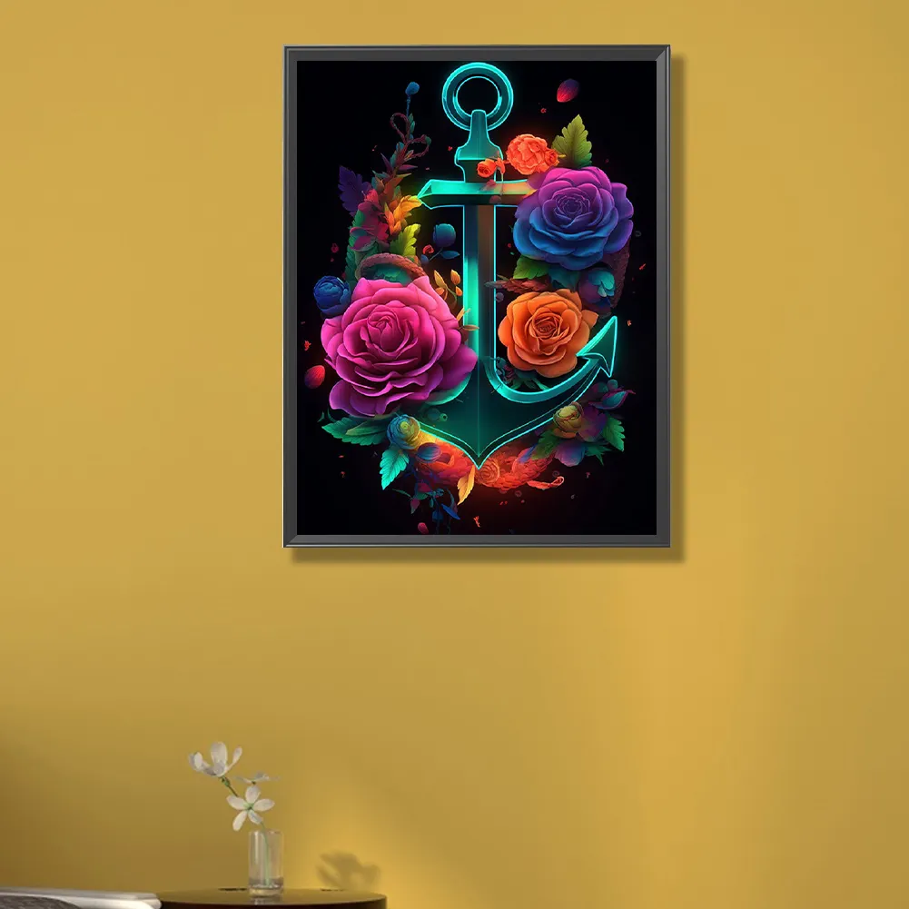 Partial AB Diamond Painting - Full Round Drill - Rose(Canvas|45*60cm)