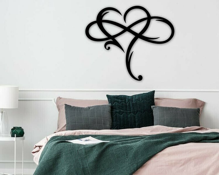 🔥Last Day Promotion 51 OFF 💞Infinity heartSteel wall decor Metal