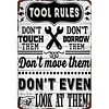 Tool Rules - Vintage Metal Signs - 20*30cm/30*40cm