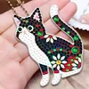 DIY Diamond Painting Keychain-5pcs/Set Cat Bag Keychain Jewelry Gift