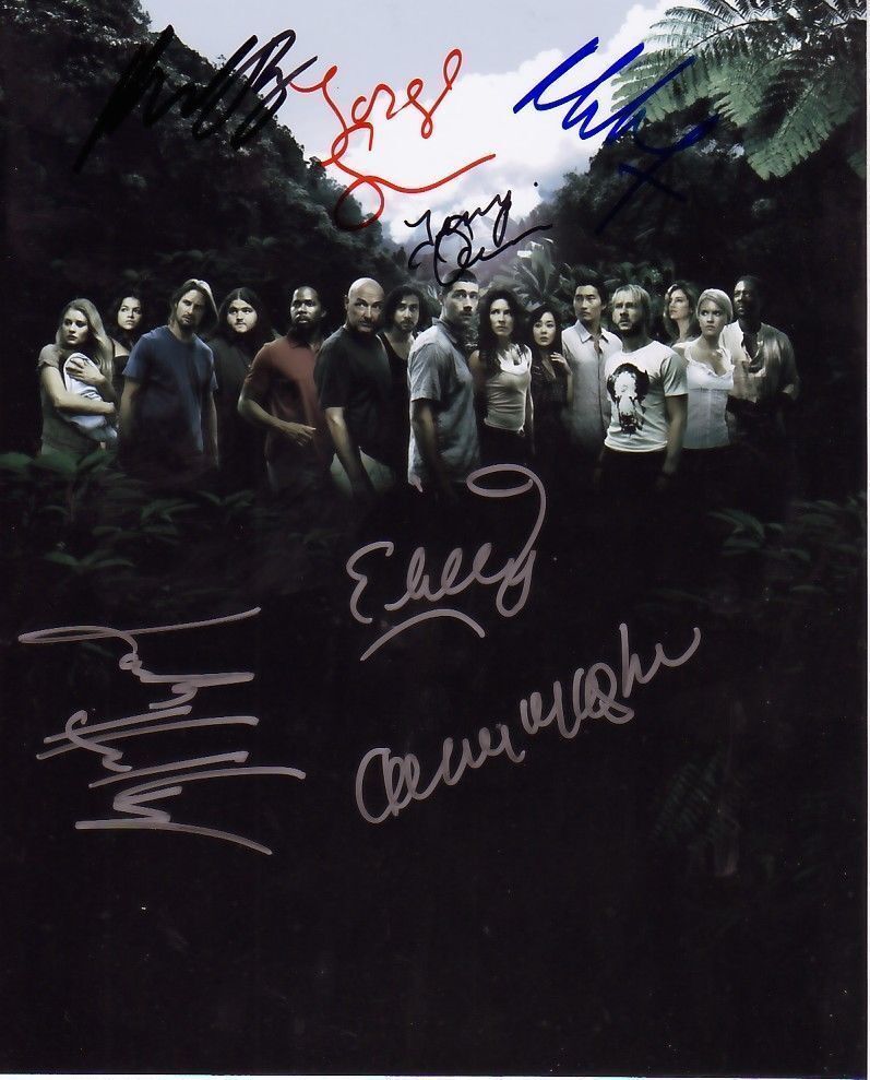 LOST CAST AUTOGRAPH SIGNED PP Photo Poster painting POSTER