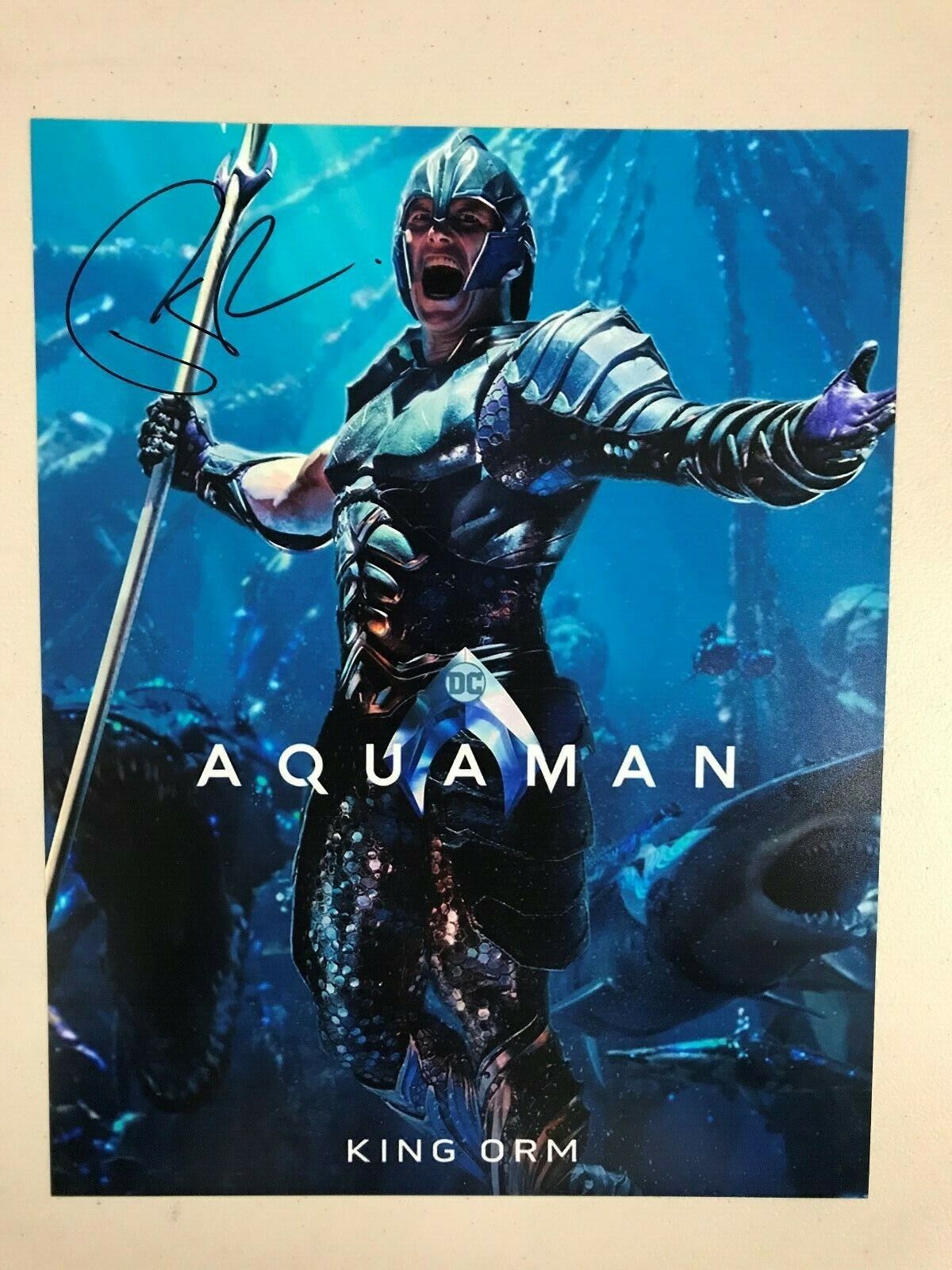 Patrick Wilson Aquaman autographed Photo Poster painting signed 11x14 #2 King Orm DC