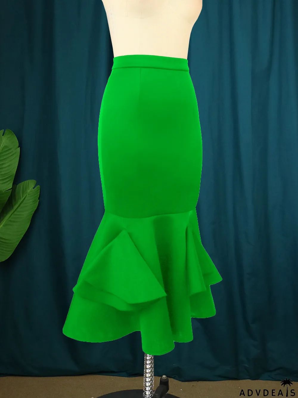 Fall High Waist Comfort Skirt Career Slim Fit Fishtail Bustskirt