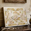 DIY Pearl Painting Gorgeous Fish for Home Wall Decor with Frame(20x30cm)
