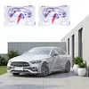 [US Local Warehouse] 50 Packs Universal Disposable Car Covers (12.5x21.6 Ft) Clear Plastic Car Covers Waterproof All Weather for Automobiles with Elastic Band for Outdoor Snow/Rain Weather Protection