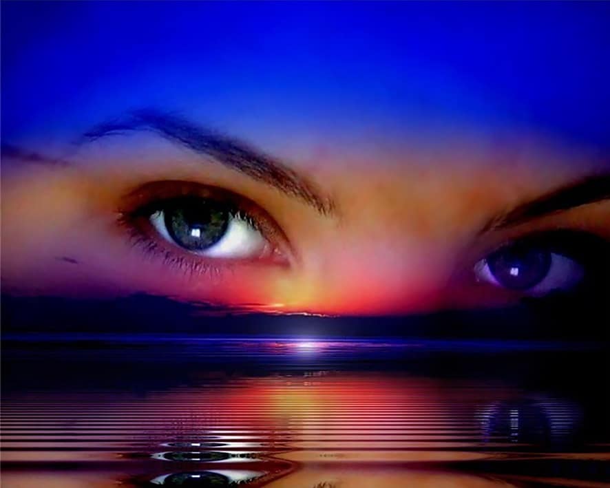 

Beautiful Eyes In Sky – Paint By Numbers - 40*50CM, 501 Original