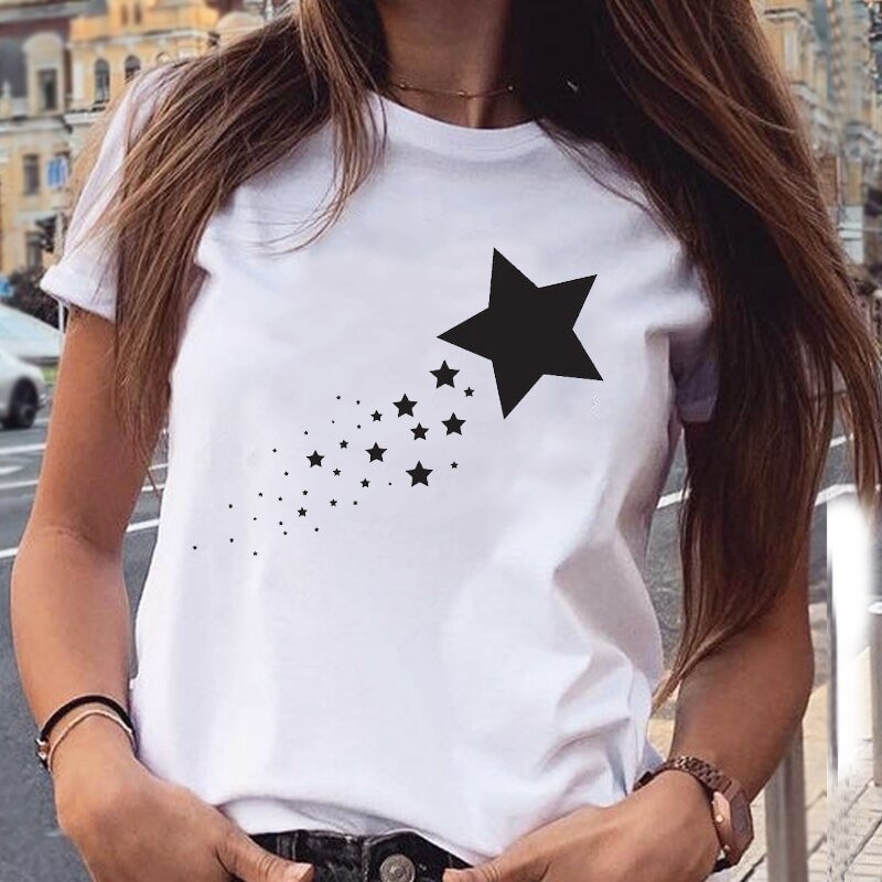 Women Graphic Butterfly Cute Tshirt Summer Spring 90s Style Casual Fashion Aesthetic Print Female Clothes Tops Tees