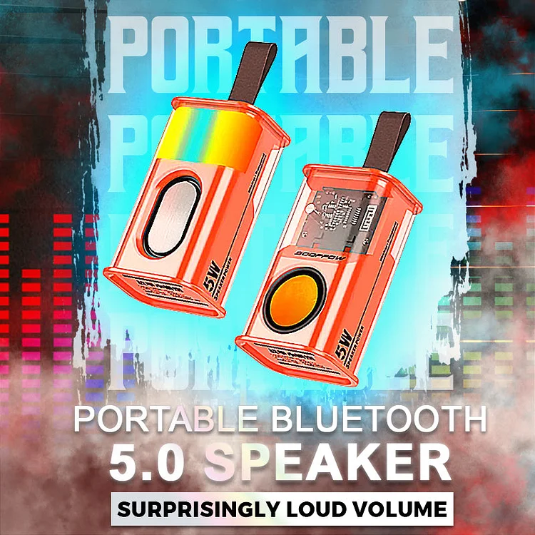 Portable Bluetooth 5.0 Speaker（BUY 2 FREE SHIPPING）
