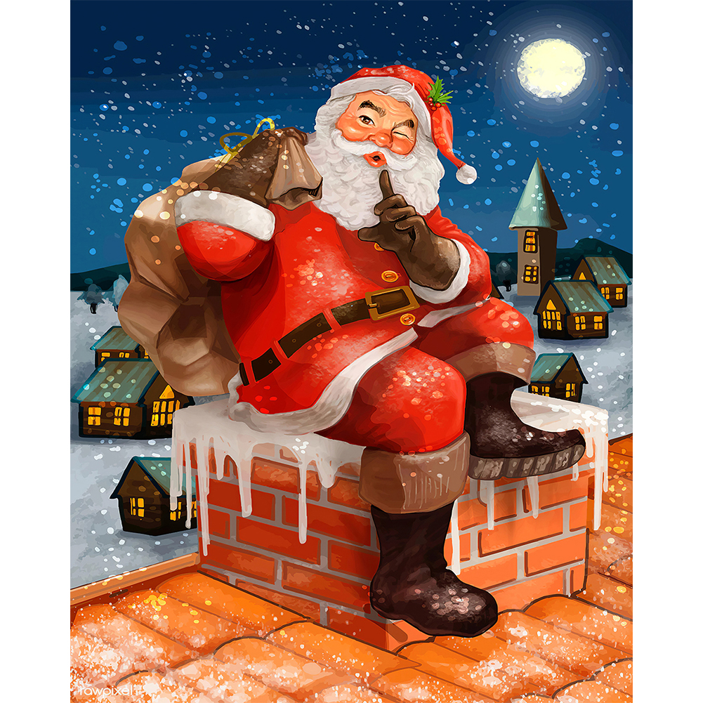 

Santa Claus - Round/Square Drill Diamond Painting 40*50cm, Round diamond 40*50cm, 501 Original