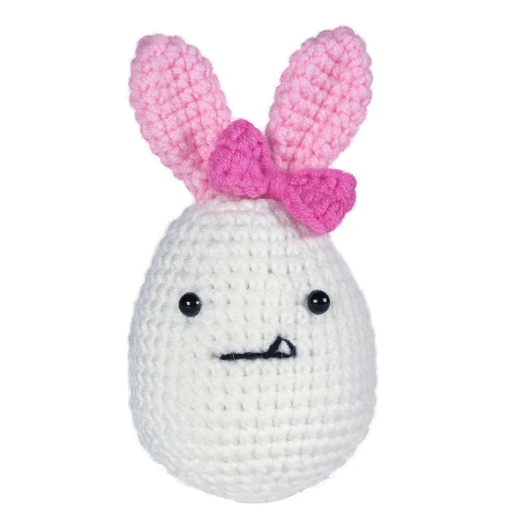 Blue Bunny Egg Crochet Kit For Beginners Ventyled