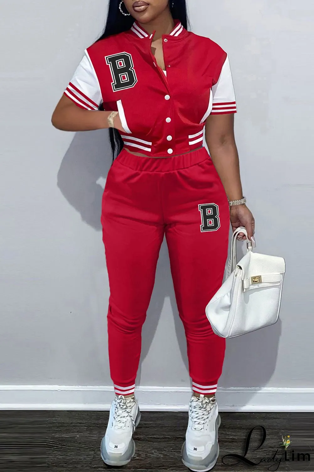 Army Green Fashion Casual Letter Print Split Joint Long Sleeve Two Pieces