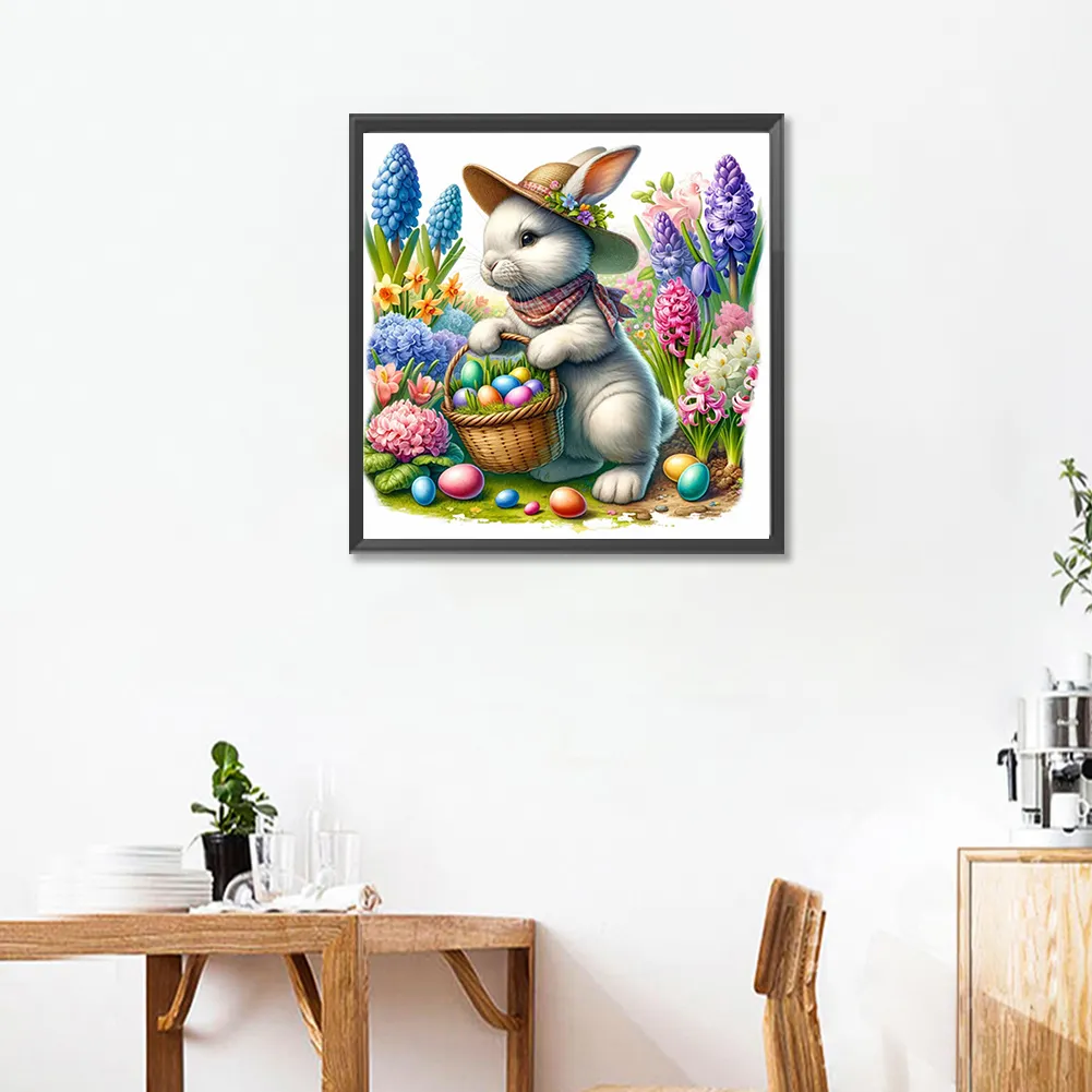 Diamond Painting - Full Square Drill - Easter Rabbit(Canvas|35*35cm)