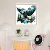 Silhouette Eagle-11CT Stamped Cross Stitch 50*50cm/19.69*19.69in
