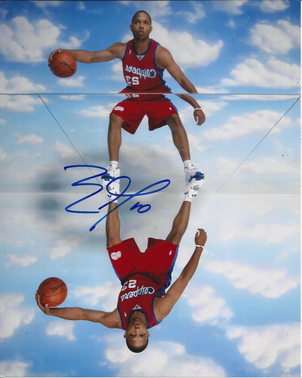 Eric Gordon Autographed 8x10 Los Angeles Clippers RocketsB597