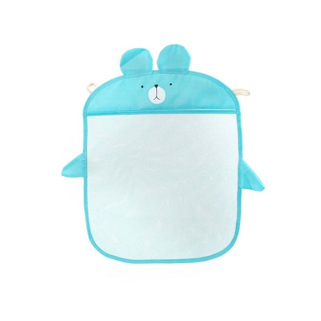 Baby Bathroom Mesh Bag for Bath Toys Bag Kids Basket for Toys Net Cartoon Animal Shapes Waterproof Cloth Sand Toys Beach Storage