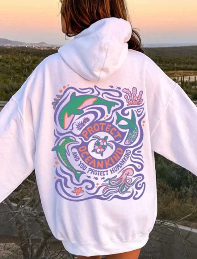 Protect The Oceankind Hoodie August Lemonade August Lemonade