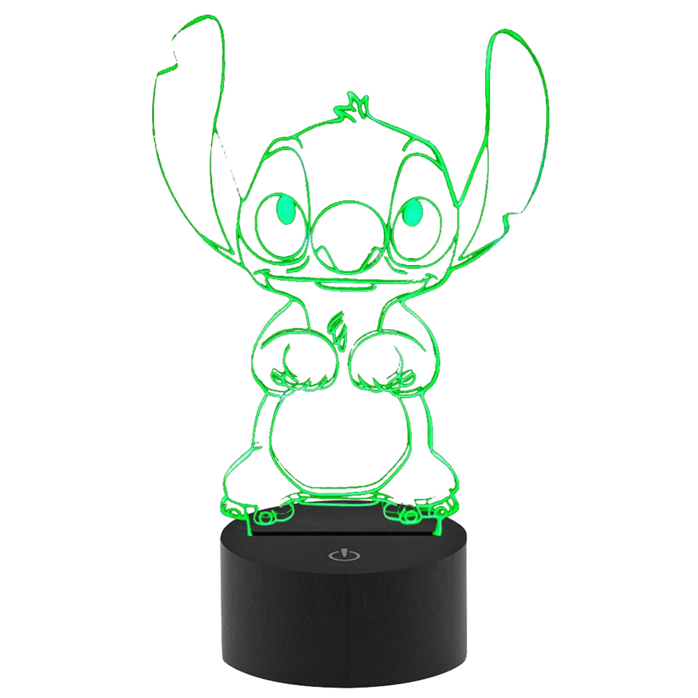 

3D LED Acrylic Cartoon Animal Touch Remote Control-3D Night Light, 501 Original