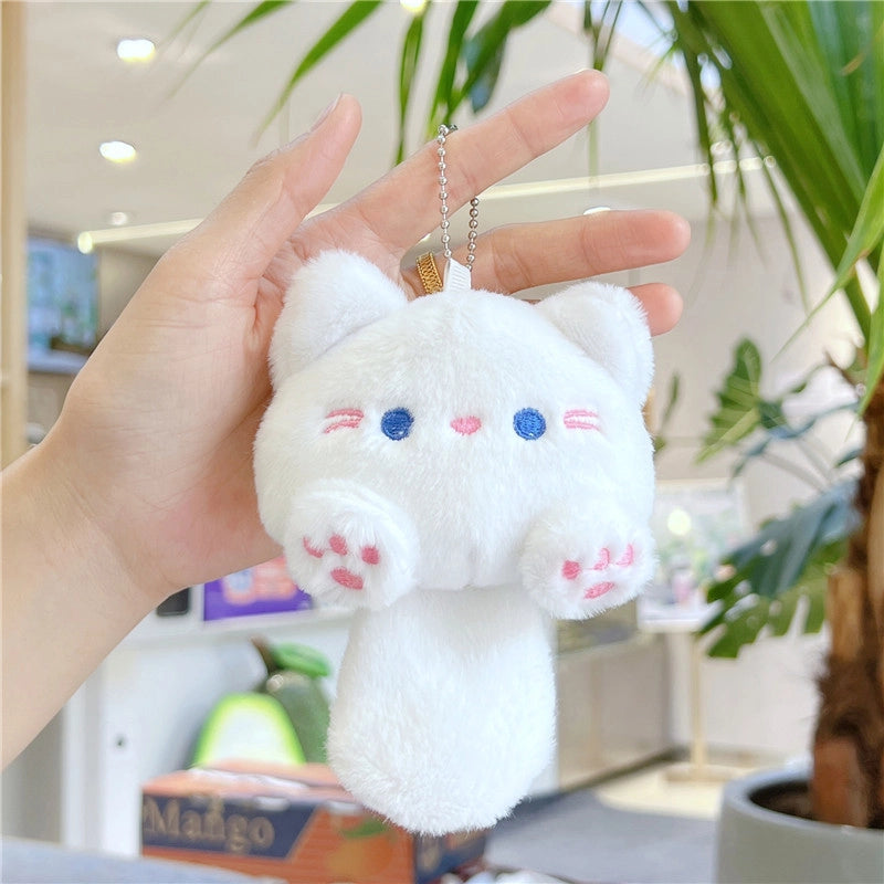 Squeak Chao Cool Meng Casual Cat Series Plush Doll BIBI Meow Mi Planet Buckle Student Schoolbag Pendant