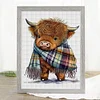 Cute Cow - 11CT Stamped Cross Stitch - 30*40cm - Animal