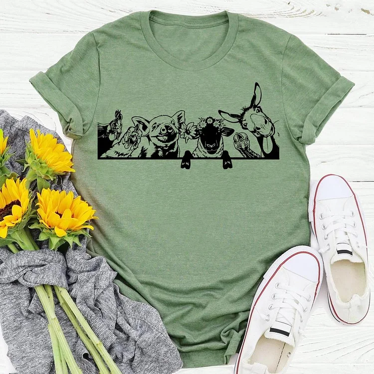 PSL - farm animal  village life T-shirt Tee -03890