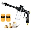 High Pressure Pump Car Wash Sprayer with Dispenser Bottle Adjustable Nozzle Car Soap Sprayer for Aut