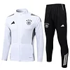 25/26 Germany White long zipper Training Jacket Set