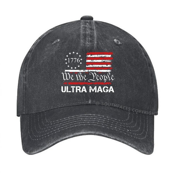 1776 We The People American Flag Ultra Maga Hat