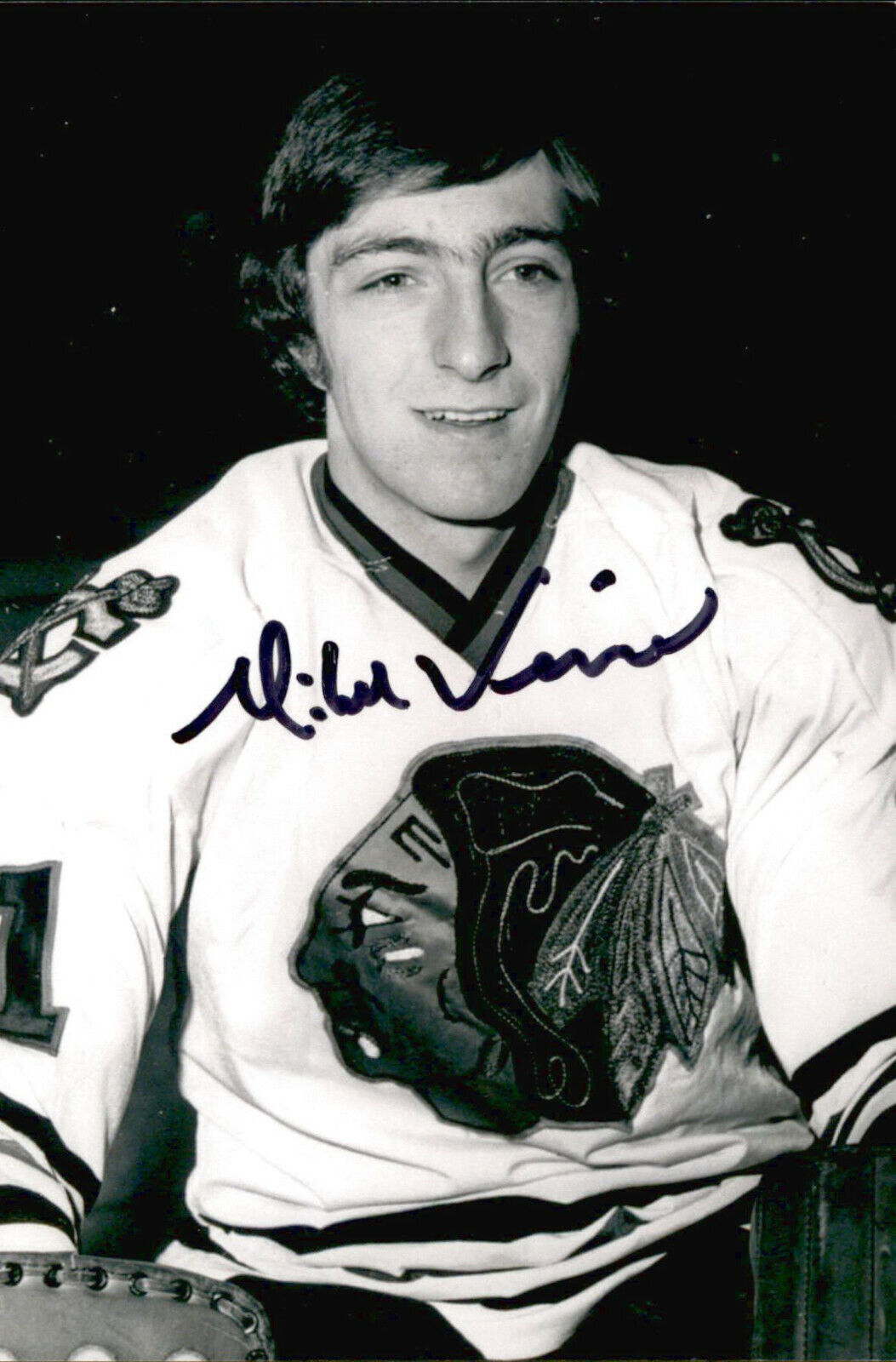 Mike Veisor SIGNED autographed 4x6 Photo Poster painting CHICAGO BLACKHAWKS #3