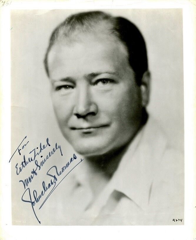 Opera Star JOHN CHARLES THOMAS Vintage Signed Photo Poster painting