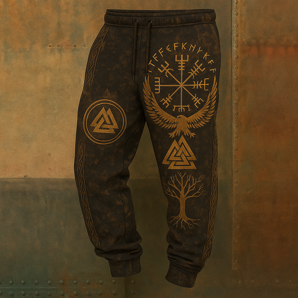 Viking Unisex Runes Tree Of Life Graphics Jogging Pants