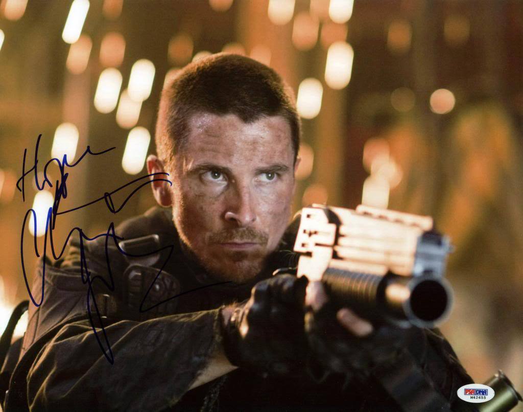 Christian Bale Terminator Salvation Signed Authentic 11X14 Photo Poster painting PSA/DNA #M42655