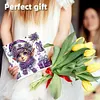 6pcs Diamond Painting Purple Elf Greeting Cards Congratulations Cards & Gifts
