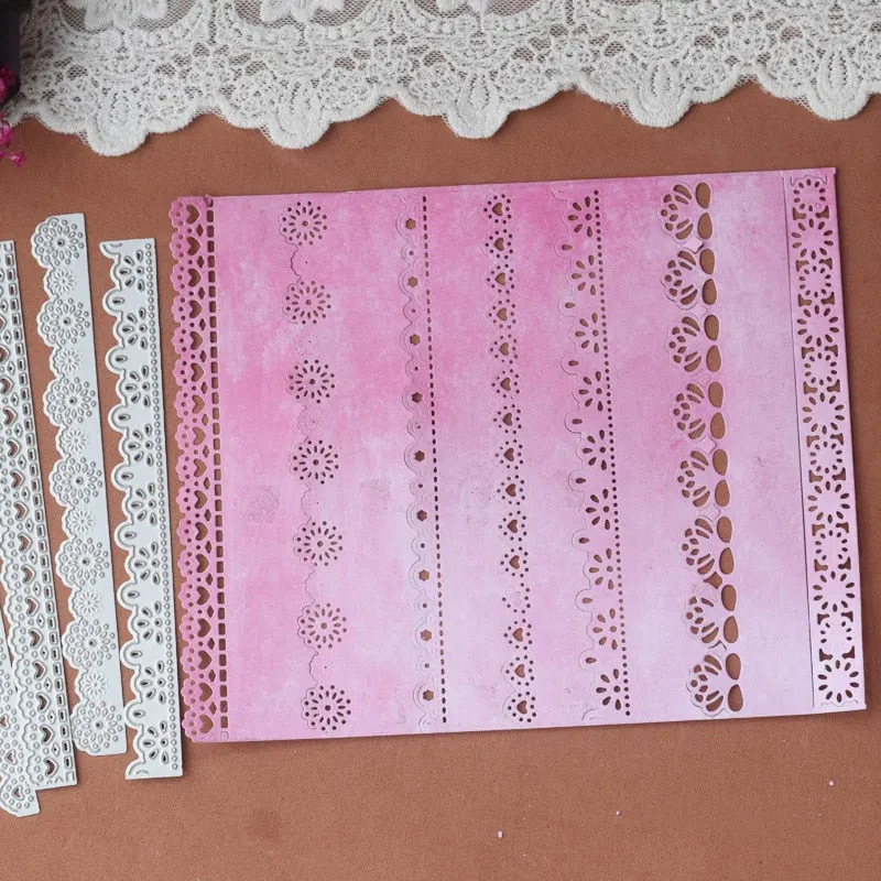 Decorative Cards Edges Metal Cutting Dies Stencil for DIY Scrapbooking Album Embossing Paper Cards Deco Crafts Die Cuts