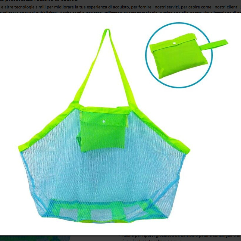 

Outdoor Camping Beach Phone Storage Handbags Mesh Swimming Pool Totes Bags, 501 Original